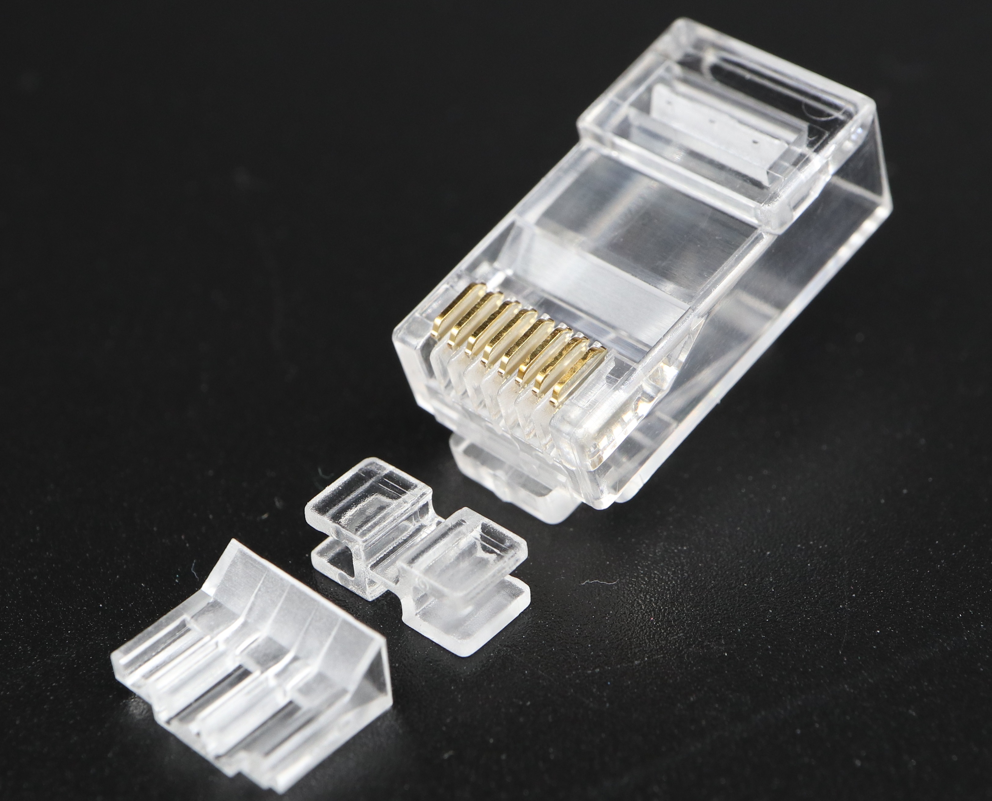 C6A 8P8C-F-RV STP-0.8mm RJ45 Modular Plug